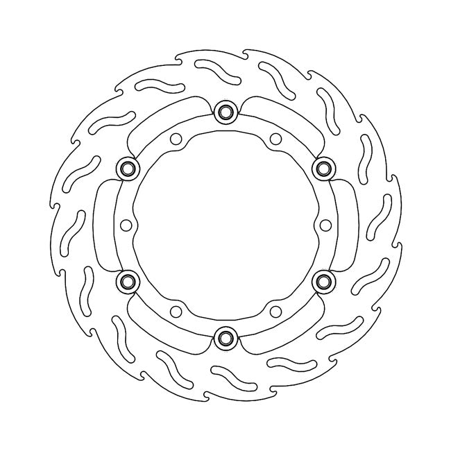 Moto-Master Flame series floating brake rotor BRAKE ROTORS Moto Master