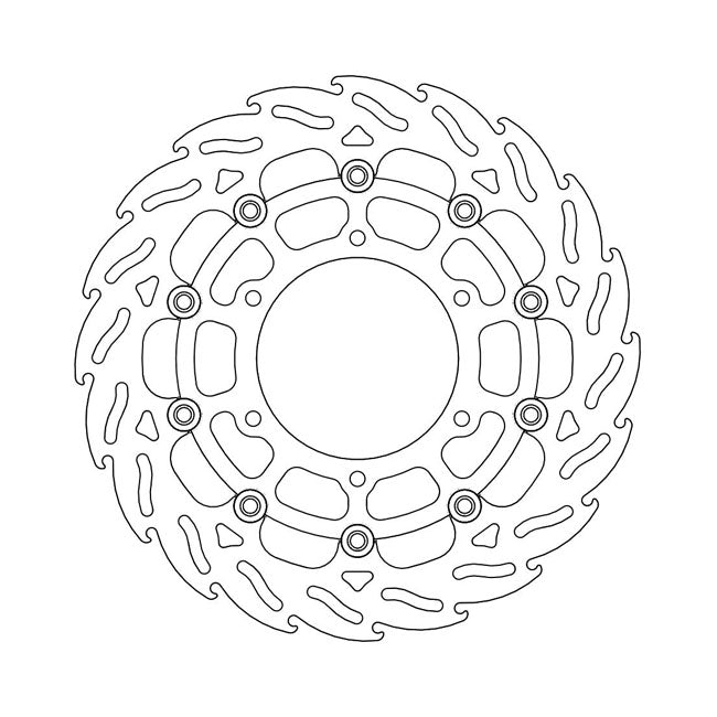 Moto-Master Flame series floating brake rotor BRAKE ROTORS Moto Master