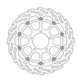 Moto-Master Flame series floating brake rotor BRAKE ROTORS Moto Master
