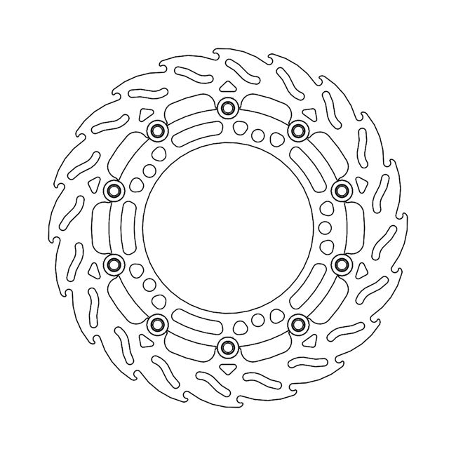 Moto-Master Flame series floating brake rotor BRAKE ROTORS Moto Master