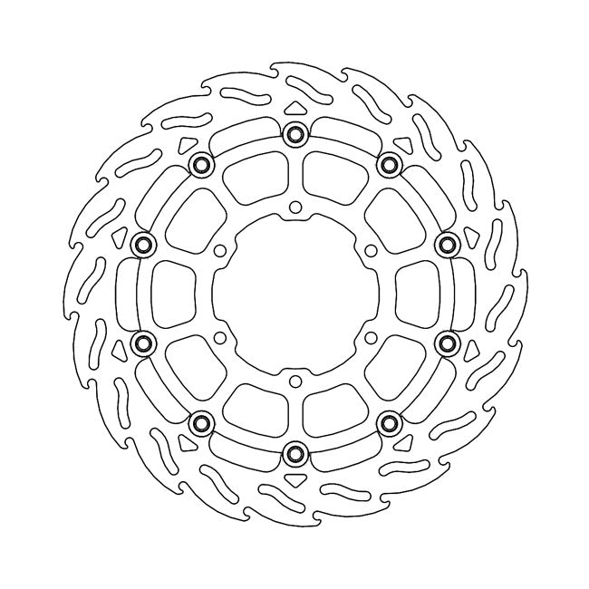 Moto-Master Flame series floating brake rotor BRAKE ROTORS Moto Master