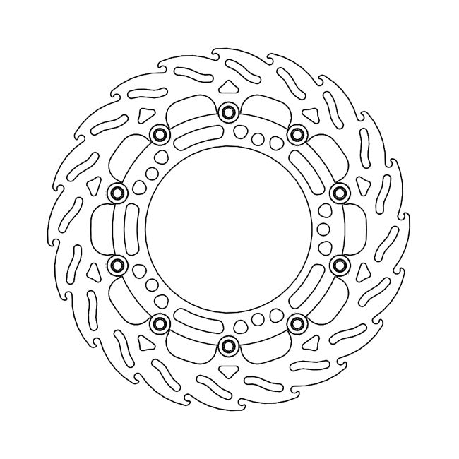 *6 DAYS EXTRA TRANSIT TIME* Moto-Master Flame series floating brake rotor BRAKE ROTORS Moto Master