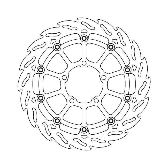 *6 DAYS EXTRA TRANSIT TIME* Moto-Master Flame series floating brake rotor BRAKE ROTORS Moto Master