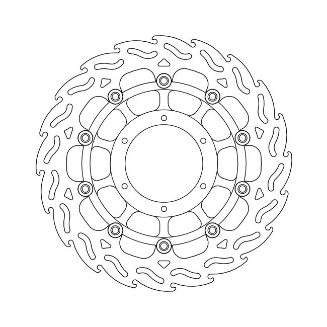 Moto-Master Flame series floating brake rotor BRAKE ROTORS Moto Master