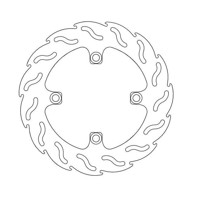 Moto-Master Flame series brake rotor BRAKE ROTORS Moto Master
