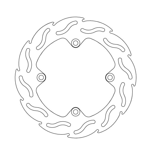 Moto-Master Flame series brake rotor BRAKE ROTORS Moto Master