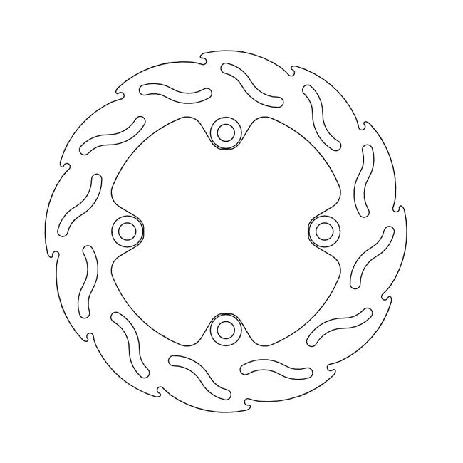 Moto-Master Flame series brake rotor BRAKE ROTORS Moto Master