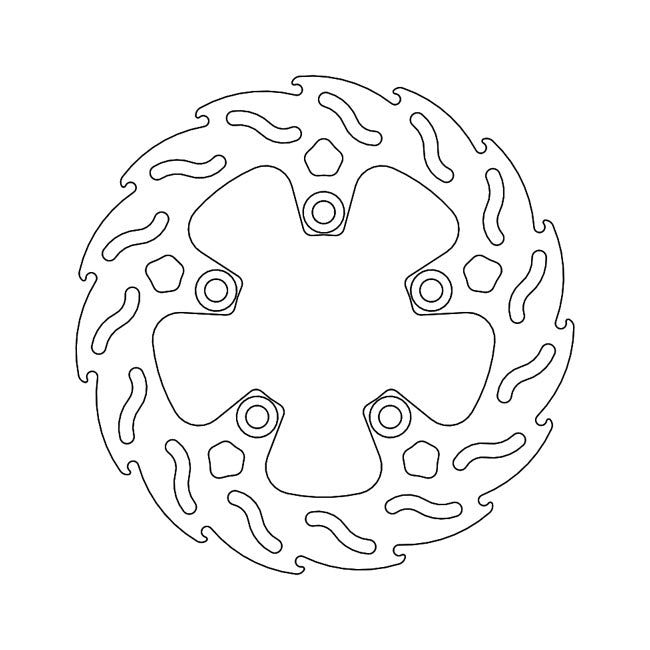 Moto-Master Flame series brake rotor BRAKE ROTORS Moto Master