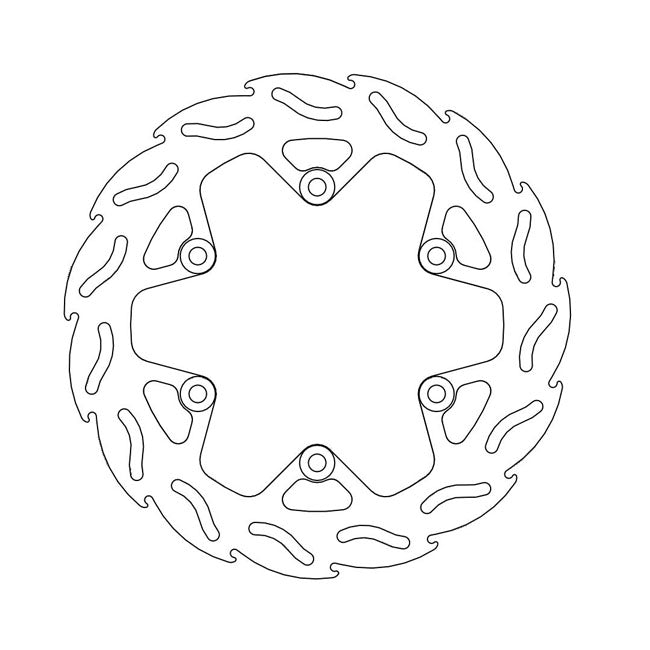 Moto-Master Flame series brake rotor BRAKE ROTORS Moto Master