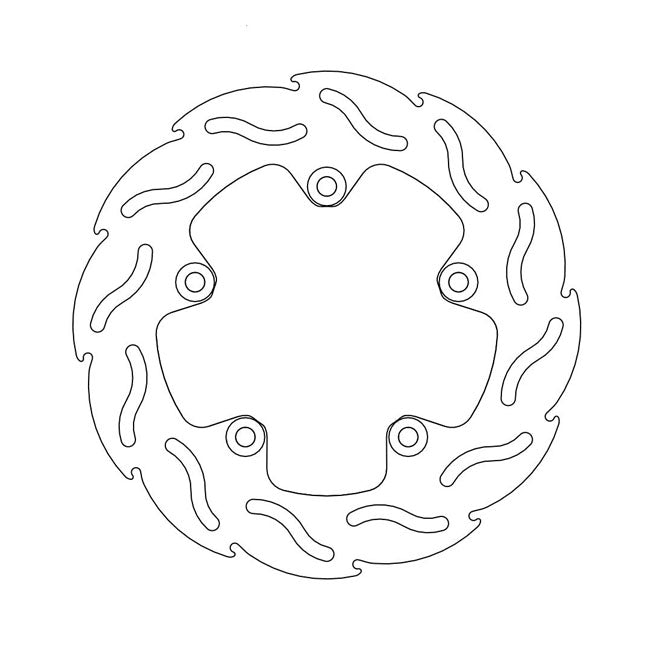 Moto-Master Flame series brake rotor BRAKE ROTORS Moto Master