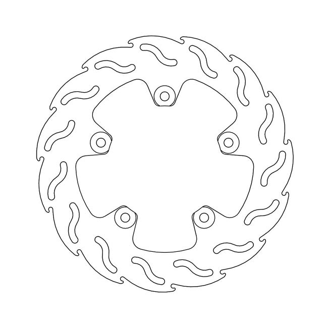 Moto-Master Flame series brake rotor BRAKE ROTORS Moto Master