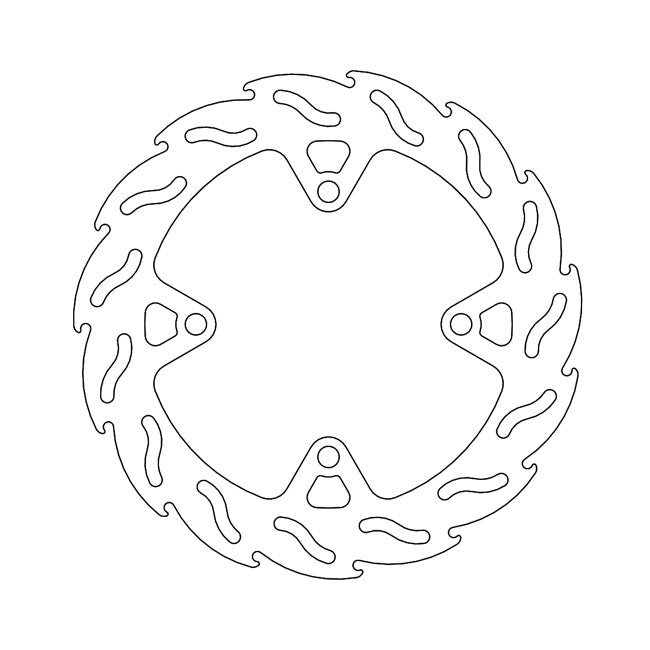 Moto-Master Flame series brake rotor BRAKE ROTORS Moto Master