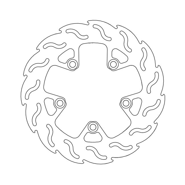Moto-Master Flame series brake rotor BRAKE ROTORS Moto Master