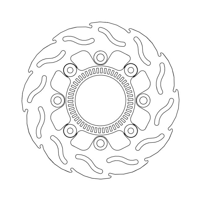 Moto-Master Flame series brake rotor BRAKE ROTORS Moto Master