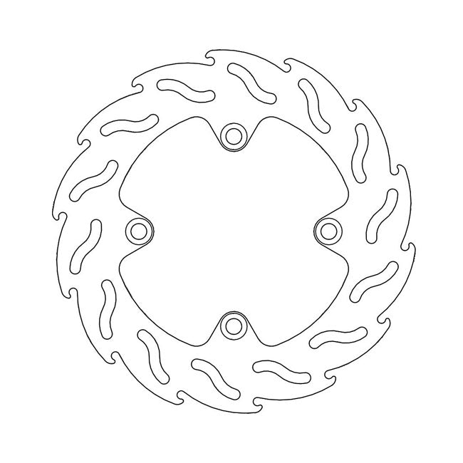 Moto-Master Flame series brake rotor BRAKE ROTORS Moto Master