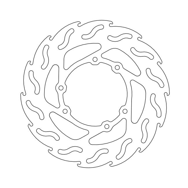 Moto-Master Flame series brake rotor BRAKE ROTORS Moto Master