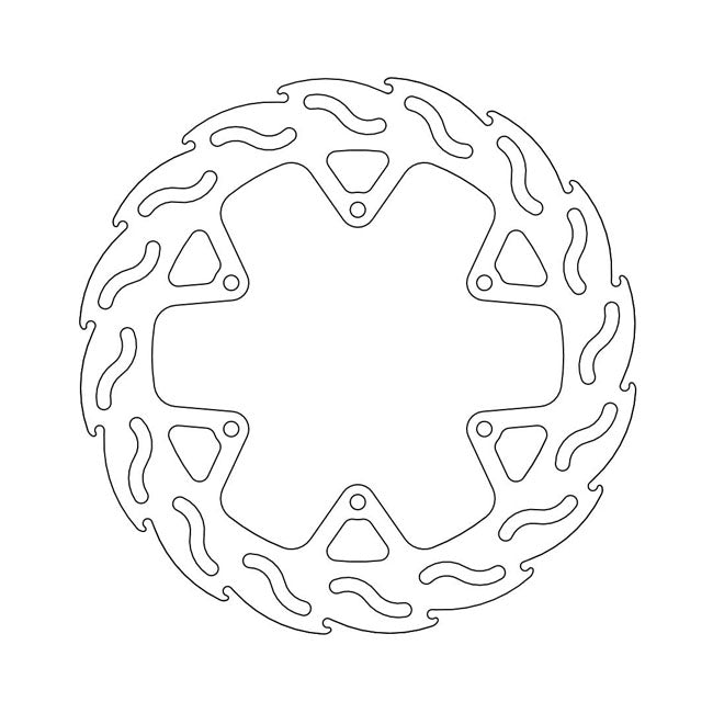 Moto-Master Flame series brake rotor BRAKE ROTORS Moto Master