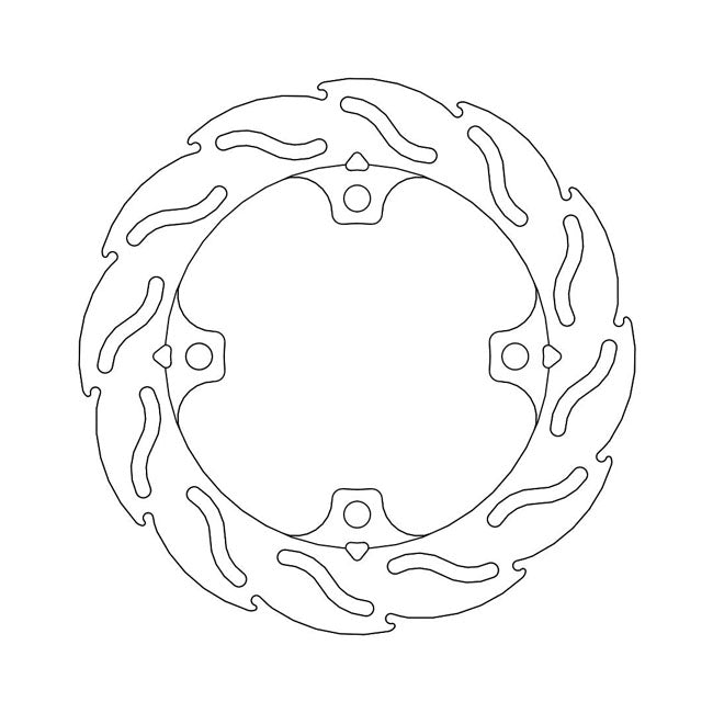 *6 DAYS EXTRA TRANSIT TIME* Moto-Master Flame series brake rotor BRAKE ROTORS Moto Master