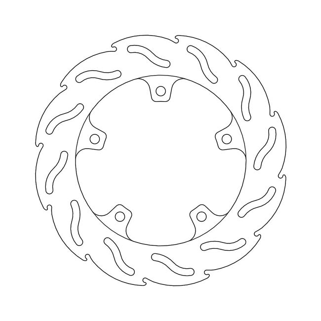Moto-Master Flame series brake rotor BRAKE ROTORS Moto Master