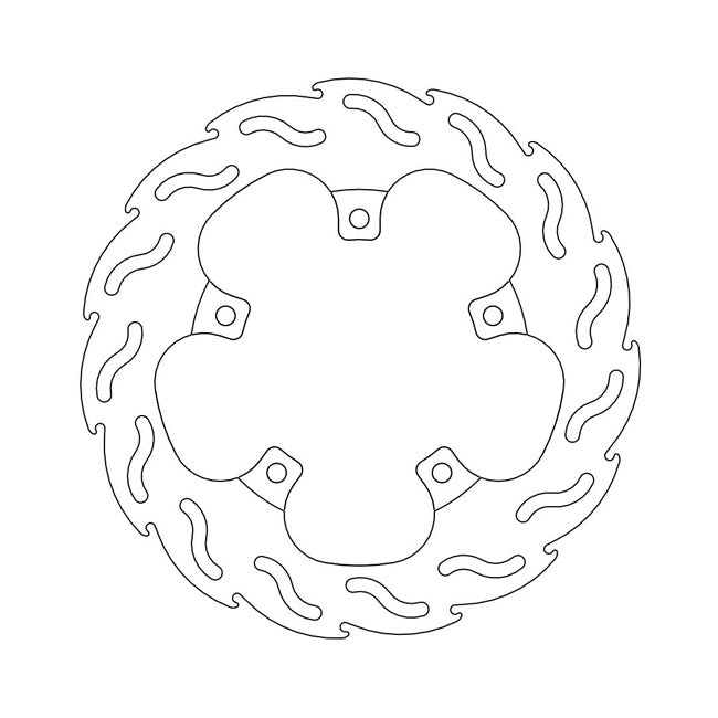 Moto-Master Flame series brake rotor BRAKE ROTORS Moto Master