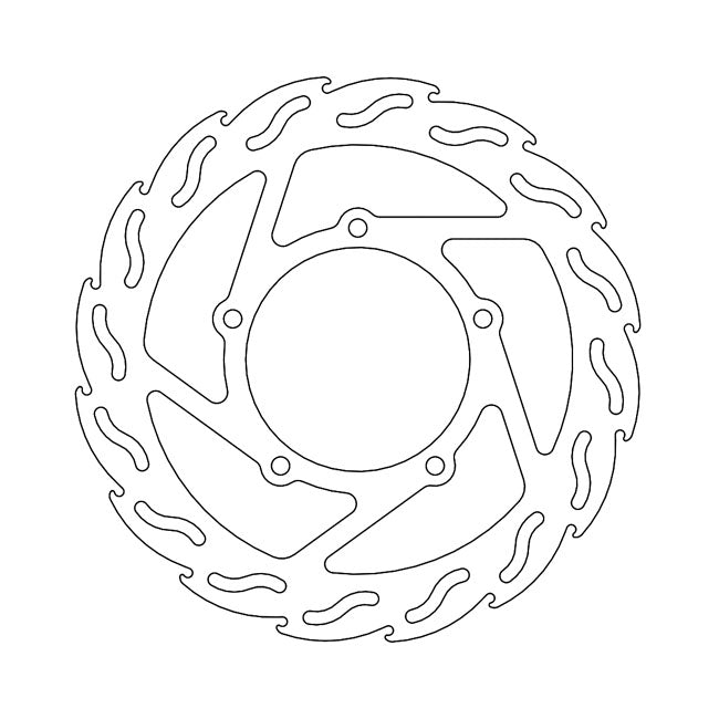 Moto-Master Flame series brake rotor BRAKE ROTORS Moto Master