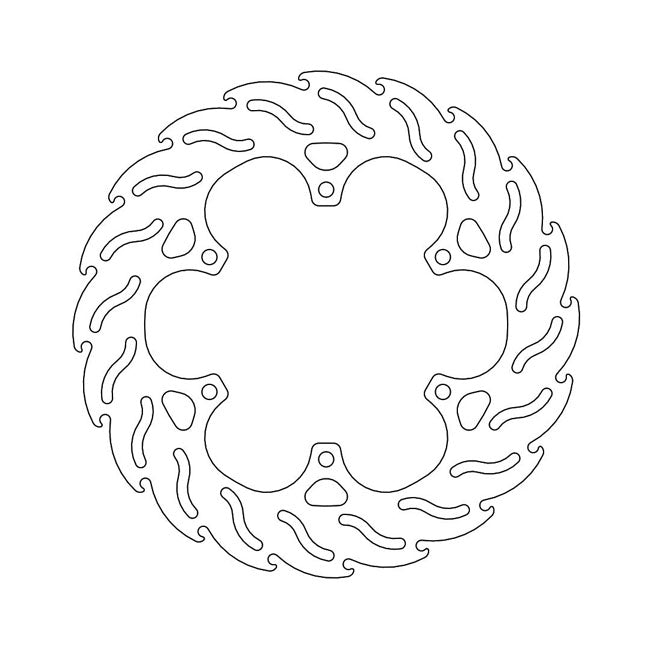 *6 DAYS EXTRA TRANSIT TIME* Moto-Master Flame series brake rotor BRAKE ROTORS Moto Master