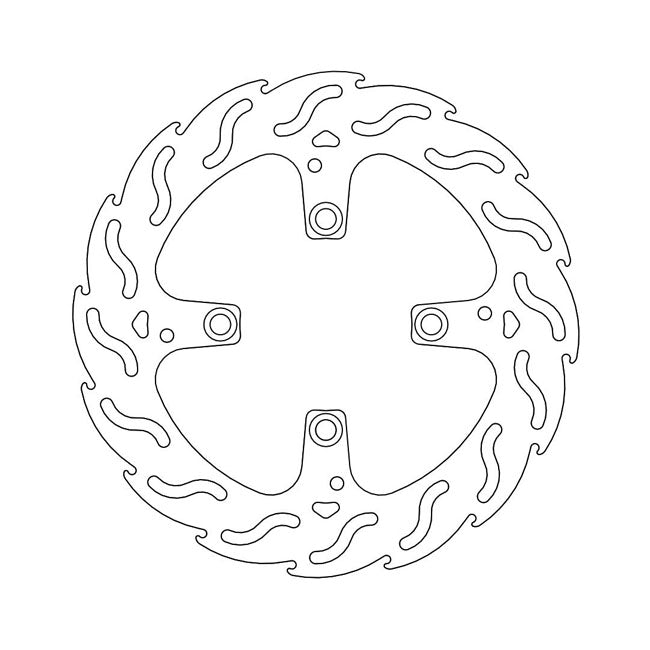 Moto-Master Flame series brake rotor BRAKE ROTORS Moto Master