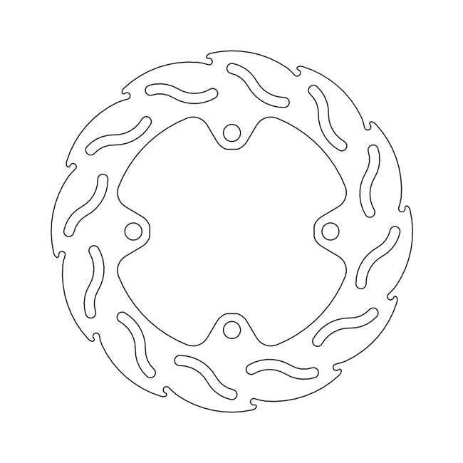 Moto-Master Flame series brake rotor BRAKE ROTORS Moto Master