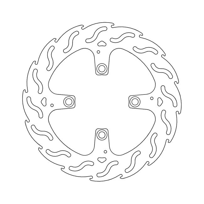 Moto-Master Flame series brake rotor BRAKE ROTORS Moto Master