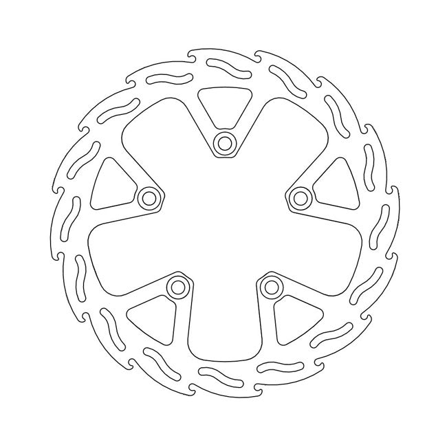 Moto-Master Flame series brake rotor BRAKE ROTORS Moto Master