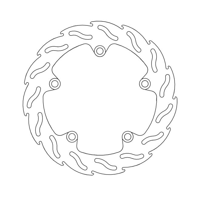 Moto-Master Flame series brake rotor BRAKE ROTORS Moto Master