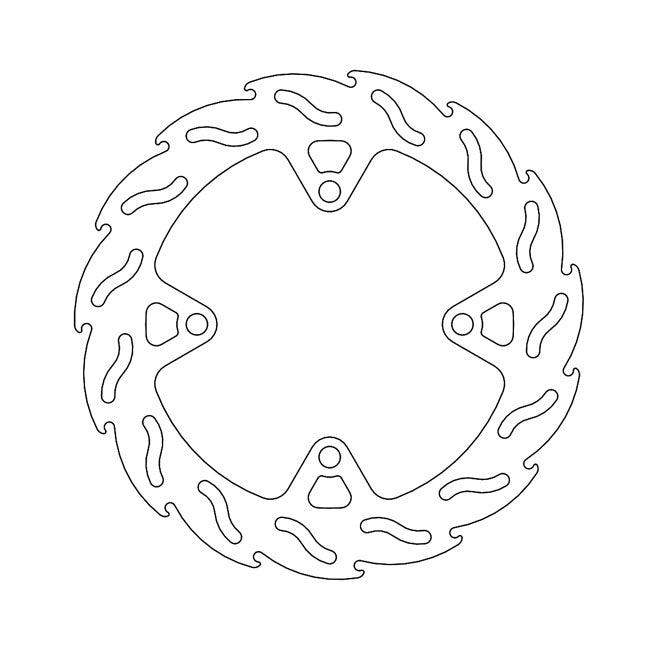 Moto-Master Flame series brake rotor BRAKE ROTORS Moto Master
