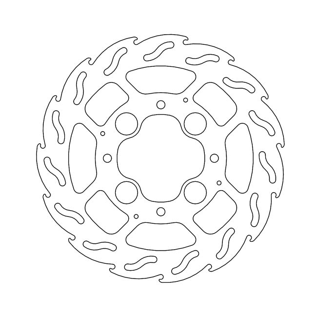Moto-Master Flame series brake rotor BRAKE ROTORS Moto Master