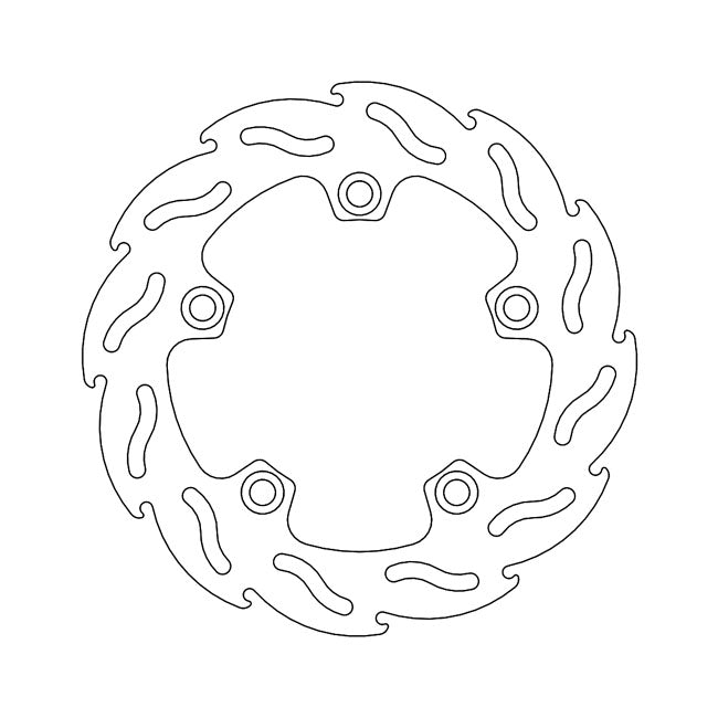 Moto-Master Flame series brake rotor BRAKE ROTORS Moto Master