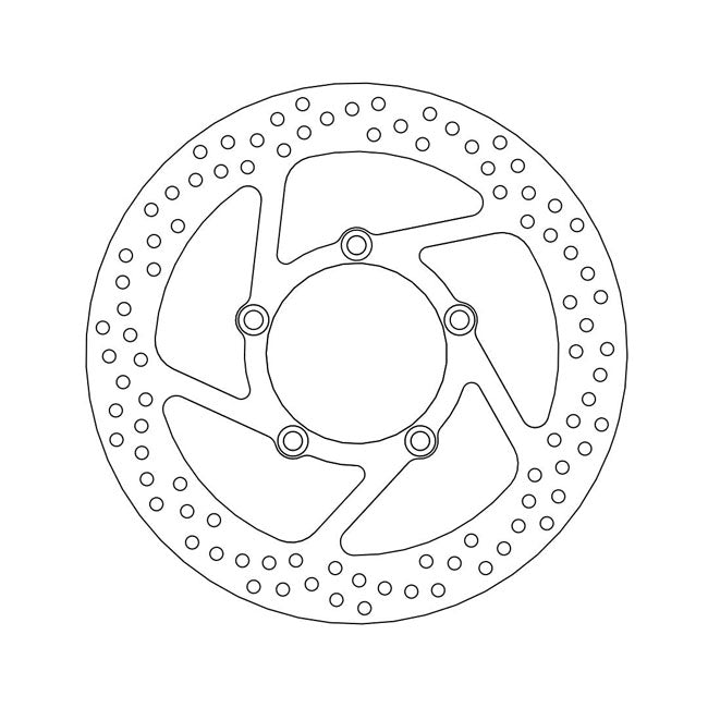 Moto-Master Halo series fixed brake rotor BRAKE ROTORS Moto Master