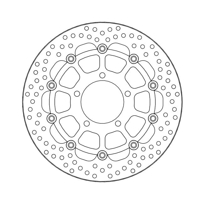 Moto-Master Halo series floating brake rotor BRAKE ROTORS Moto Master