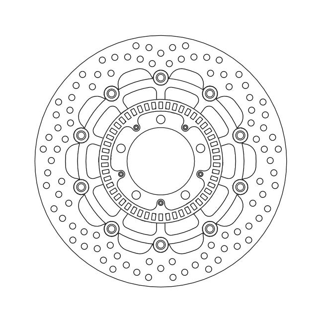 *6 DAYS EXTRA TRANSIT TIME* Moto-Master Halo series floating brake rotor BRAKE ROTORS Moto Master