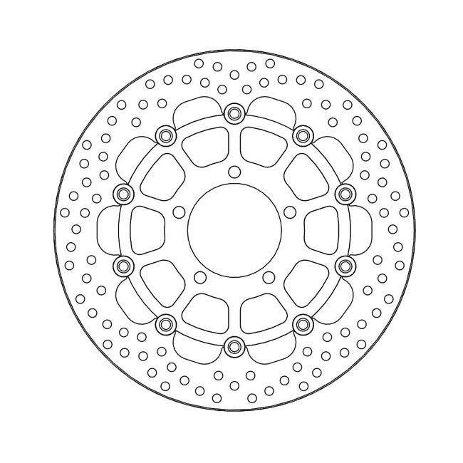 Moto-Master Halo series floating brake rotor BRAKE ROTORS Moto Master