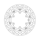 Moto-Master Halo series floating brake rotor BRAKE ROTORS Moto Master
