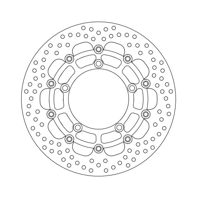 Moto-Master Halo series floating brake rotor BRAKE ROTORS Moto Master