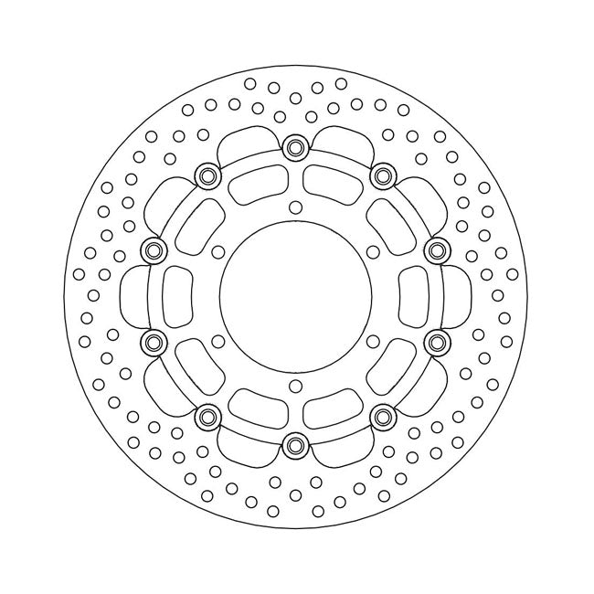 Moto-Master Halo series floating brake rotor BRAKE ROTORS Moto Master