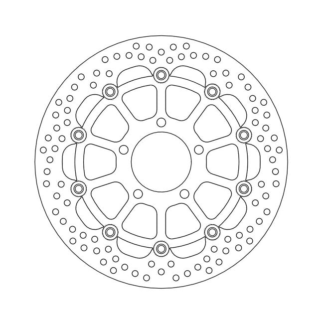 *6 DAYS EXTRA TRANSIT TIME* Moto-Master Halo series floating brake rotor BRAKE ROTORS Moto Master