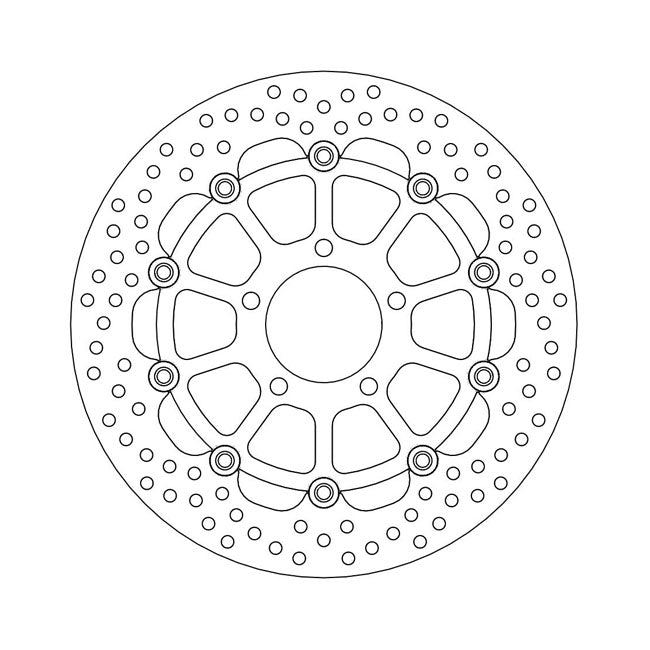 Moto-Master Halo series floating brake rotor BRAKE ROTORS Moto Master