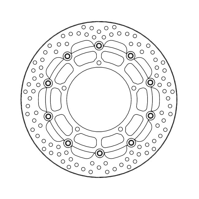Moto-Master Halo series floating brake rotor BRAKE ROTORS Moto Master