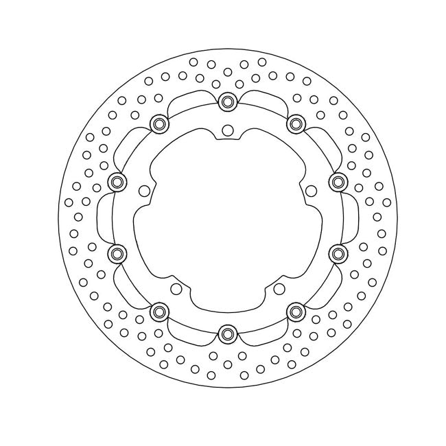 *6 DAYS EXTRA TRANSIT TIME* Moto-Master Halo series floating brake rotor BRAKE ROTORS Moto Master