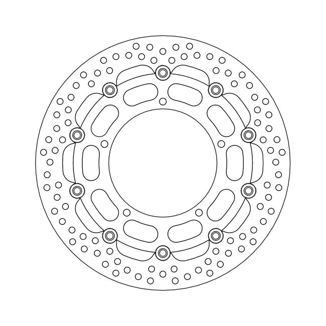 Moto-Master Halo series floating brake rotor BRAKE ROTORS Moto Master