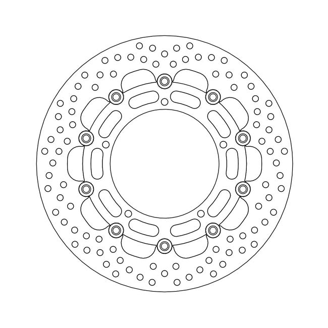 Moto-Master Halo series floating brake rotor BRAKE ROTORS Moto Master