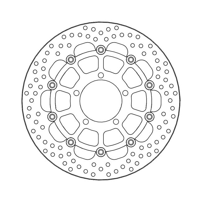 Moto-Master Halo series floating brake rotor BRAKE ROTORS Moto Master