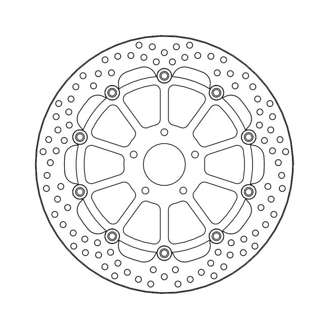 Moto-Master Halo series floating brake rotor BRAKE ROTORS Moto Master