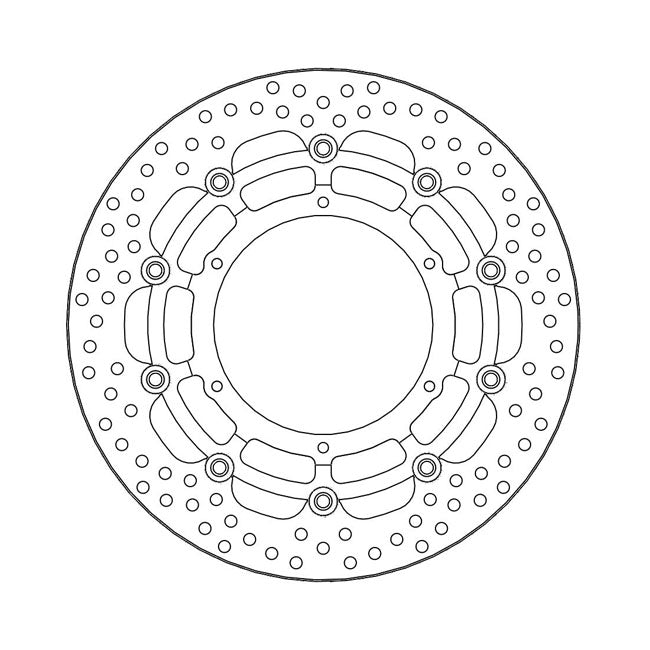 *6 DAYS EXTRA TRANSIT TIME* Moto-Master Halo series floating brake rotor BRAKE ROTORS Moto Master